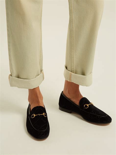 gucci velvet loafers fur|jordaan loafer gucci.